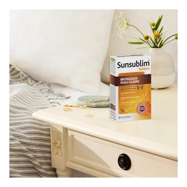Sunsublim Solaire Bronzage peau claire gélules