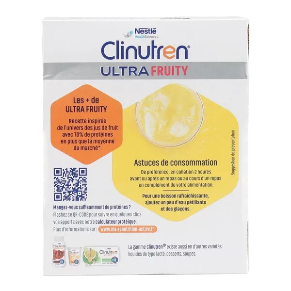 Clinutren Ultra fruity boisson protéinée