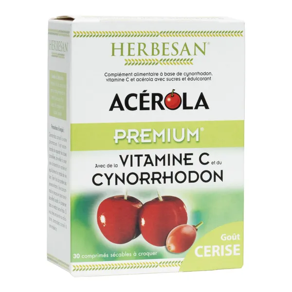 Herbesan Acérola premium comprimés à croquer