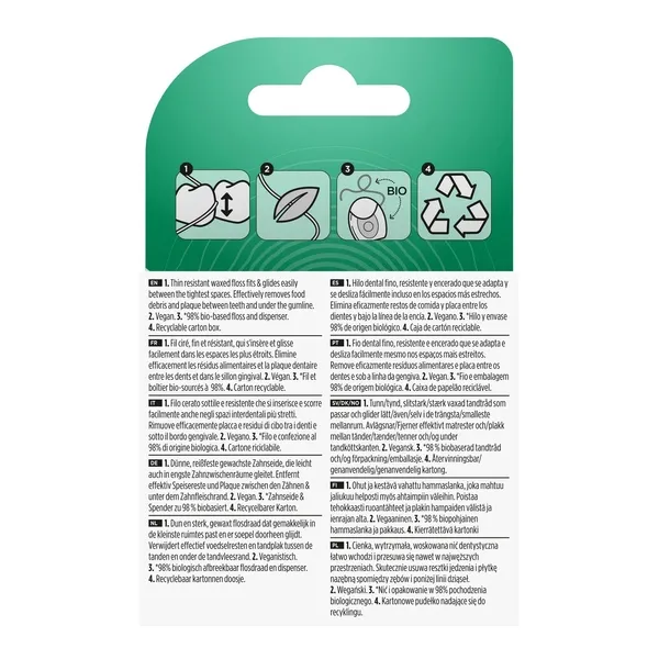 Gum Slim Floss Fil dentaire ciré 30 m