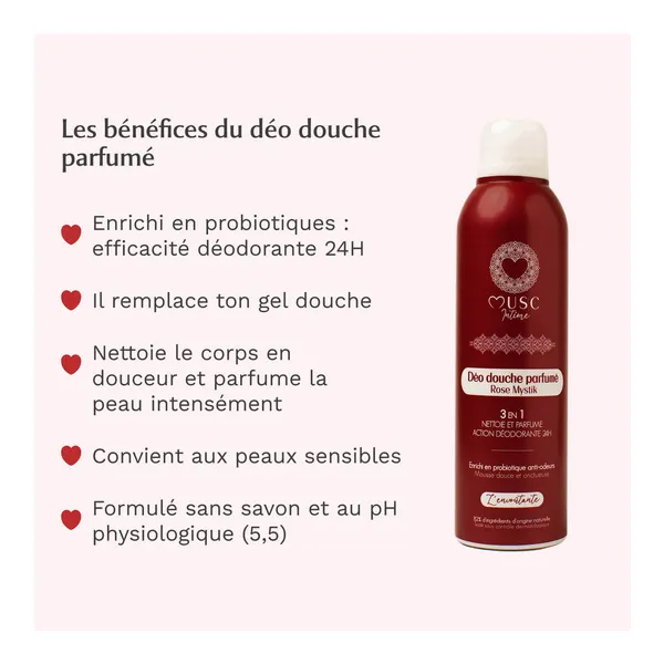 Musc Intime Deo douche parfumé