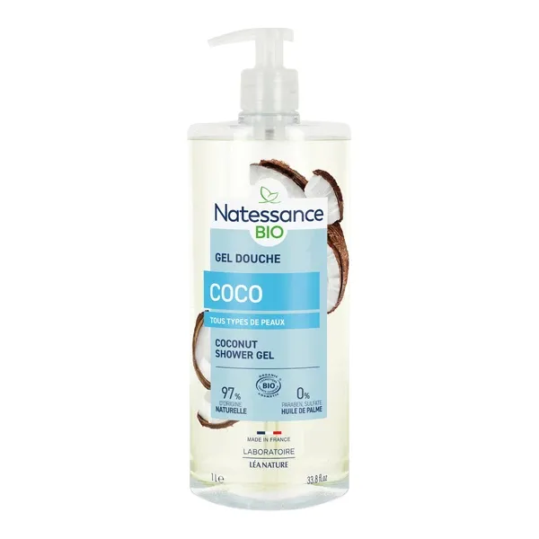 Natessance gel douche douceur bio