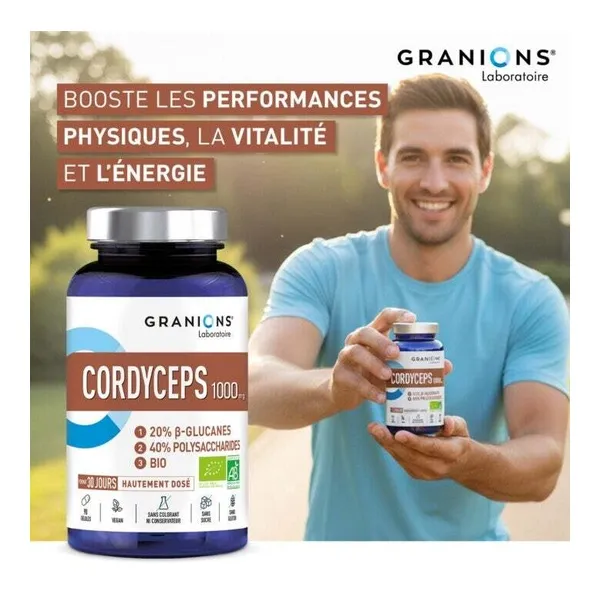 Granions Cordyceps bio 1000 mg gélules