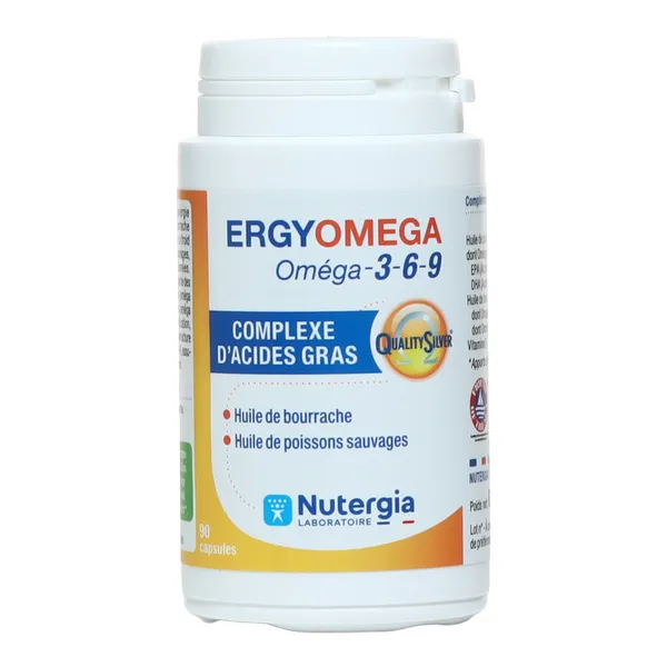 Nutergia Ergyomega Oméga 3 6 9 capsules