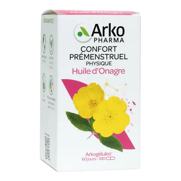 Arkogélules huile d'onagre capsules
