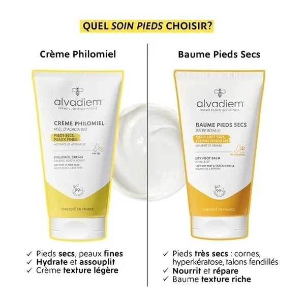 Alvadiem Philomiel crème pieds secs