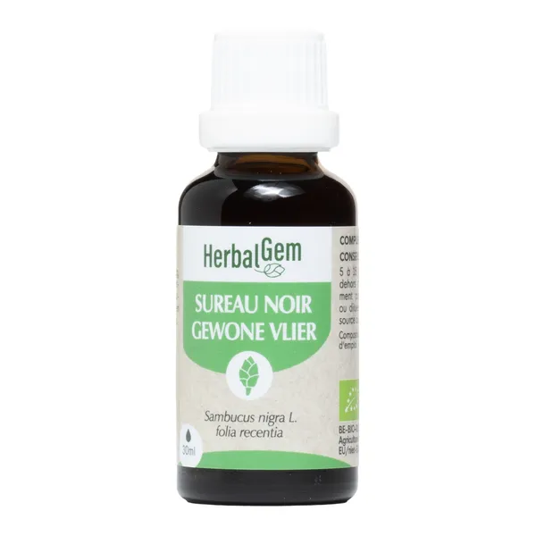 HerbalGem Sureau noir Jeunes feuilles Bio