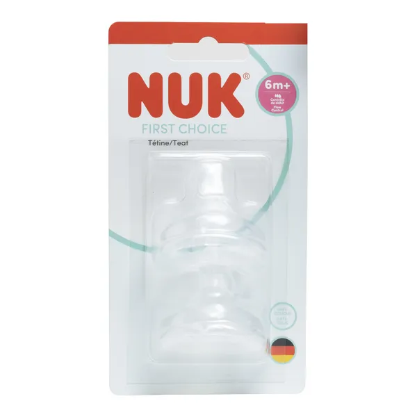 Nuk First Choice+ 6-18 mois 2 tétines silicone