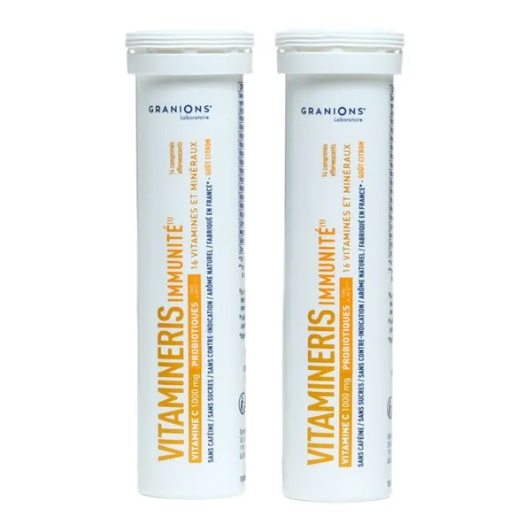 Granions Vitamineris Immunité comprimés effervescents