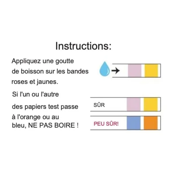 Test anti drogue boisson CYD