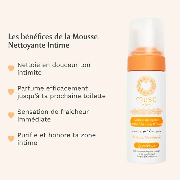 Musc Intime Mousse nettoyante