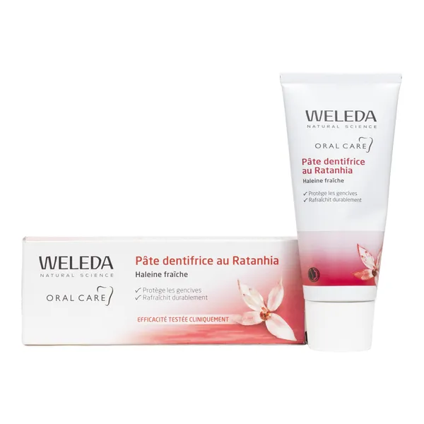 Weleda pâte dentifrice au Ratanhia
