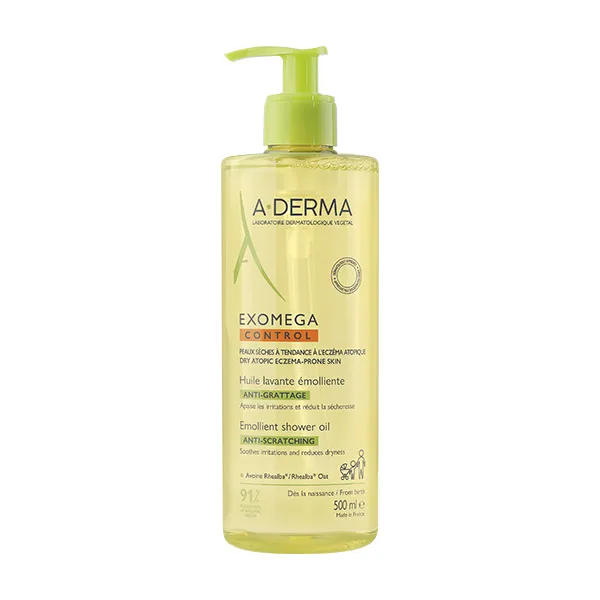 A Derma Exomega Control Huile lavante émolliente