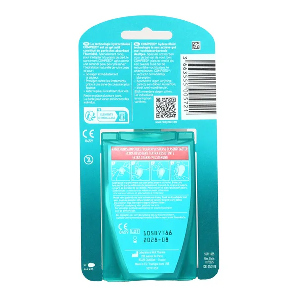 Compeed ampoules pansements plante du pied