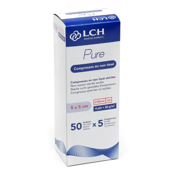 Compresses non tissées stériles LCH Pure