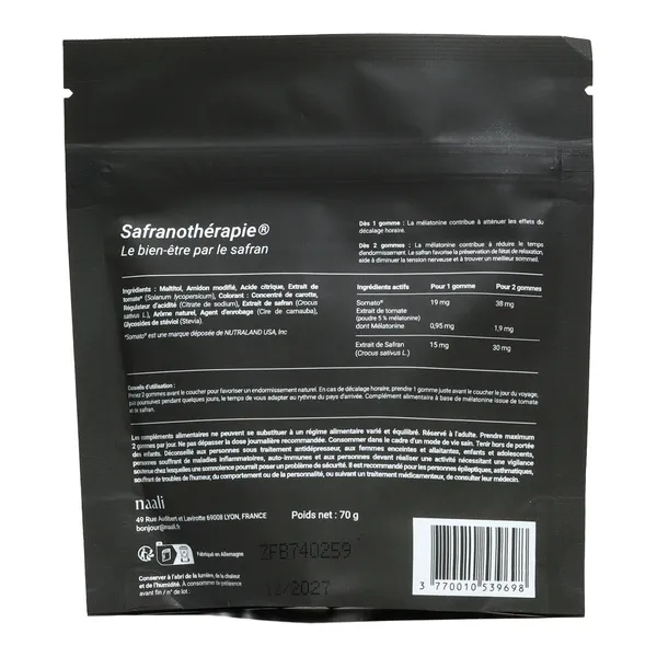 Naali Dream gummies sans sucre