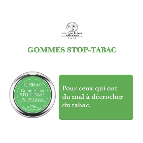 Elixirs and Co Fleurs de Bach Stop Tabac bio Gummies