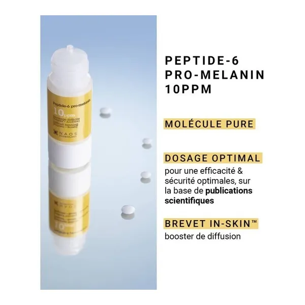 Etat pur Peptide-6 Pro-mélanine 10 ppm
