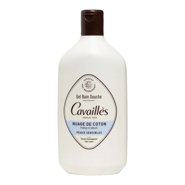 Cavaillès gel bain douche surgras Nuage de coton