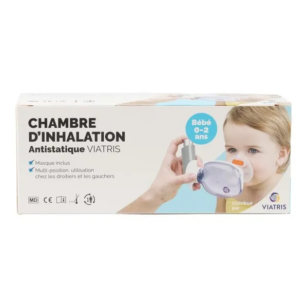 Chambre d'inhalation antistatique Viatris
