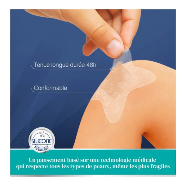 Urgo Pansement Silicone Protect+ Kids prédécoupé