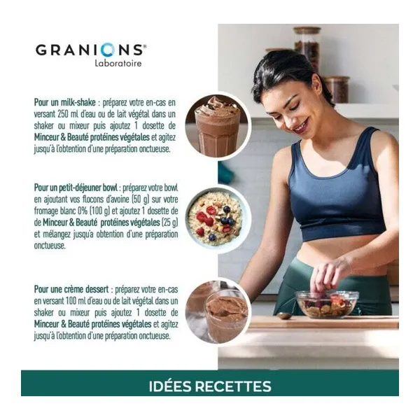 Granions Protéines végétales Minceur et Beauté poudre