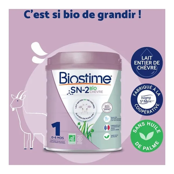 Biostime SN-2 Bio Chèvre lait 1er âge