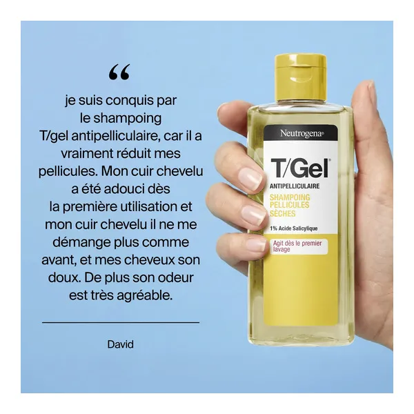 Neutrogena T Gel Shampoing Antipelliculaire Pellicules sèches
