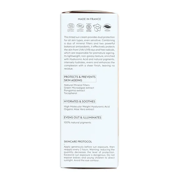 Patyka crème solaire teintée bio SPF 50+