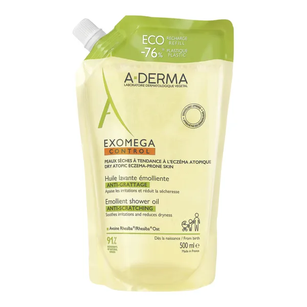 A Derma Exomega Control Huile lavante émolliente