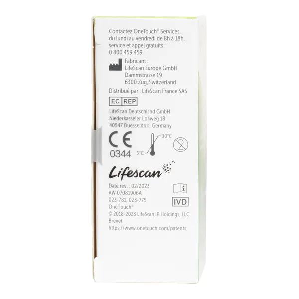 One Touch Select Plus Bandelettes réactives