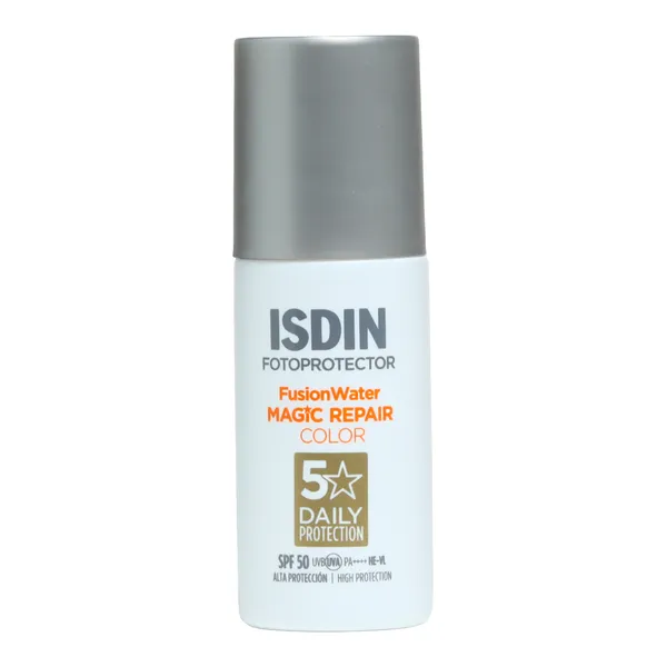 Crème solaire teintée Isdin Fusion Water Magic Repair Color SPF 50