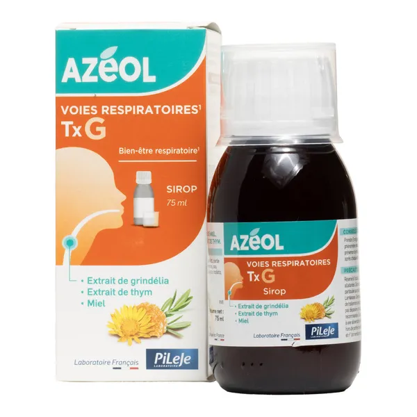 Pileje Azéol sirop Tx G Voies respiratoires