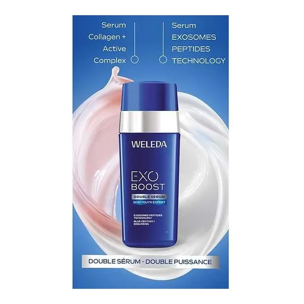 Weleda Exo Boost Double Serum Gentiane bleue et Edelweiss