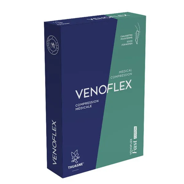 Venoflex Fast Coton Chaussettes de Contention Femme Classe 2
