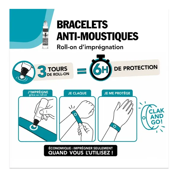 Bracelet anti moustique Manouka