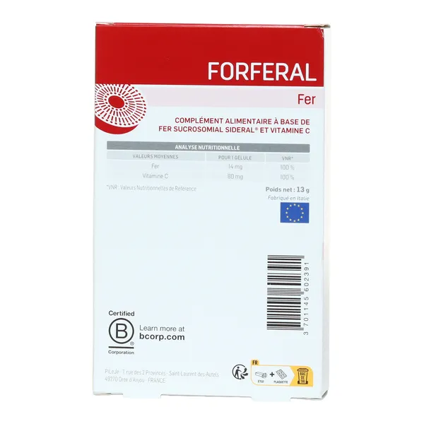 PileJe Forferal Fer gélules