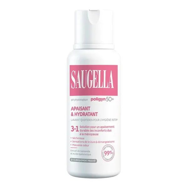 Saugella Poligyn 50+ Soin lavant intime Apaisant et Hydratant