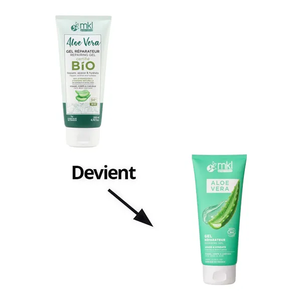 MKL Aloe Vera Bio gel réparateur Corps et Cheveux