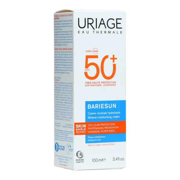 Uriage Bariesun crème solaire minérale hydratante SPF 50+