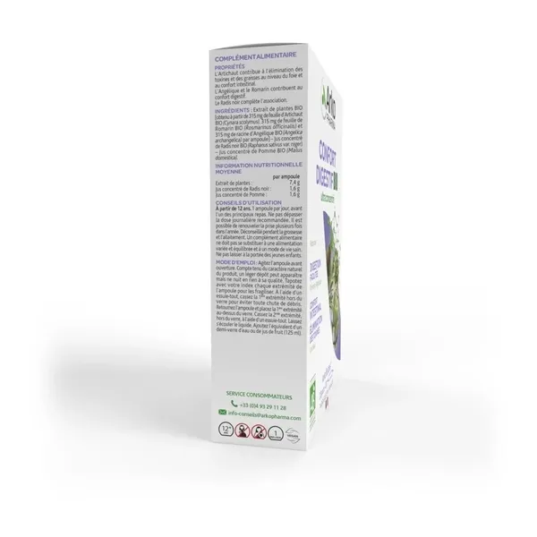 Arkofluides Confort digestif bio ampoules