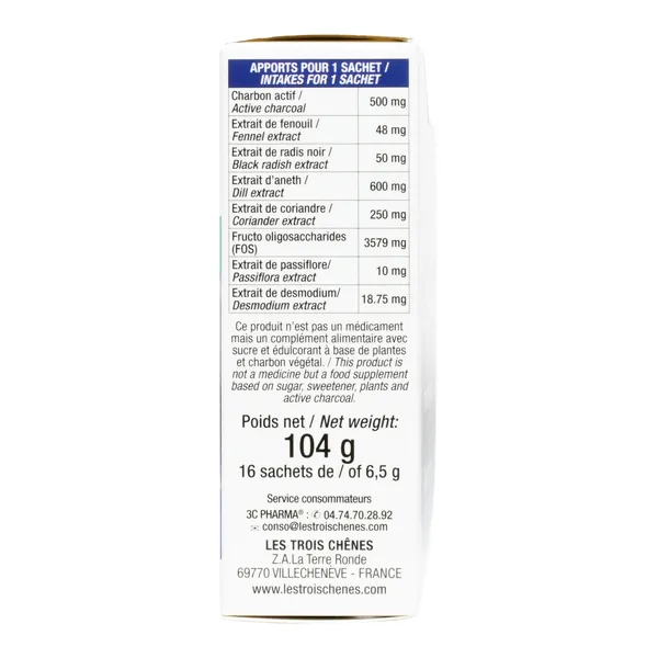 Les 3 Chênes Flatuplexin sachets