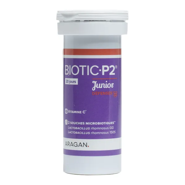 Aragan Biotic P2 Junior Défenses comprimés à croquer