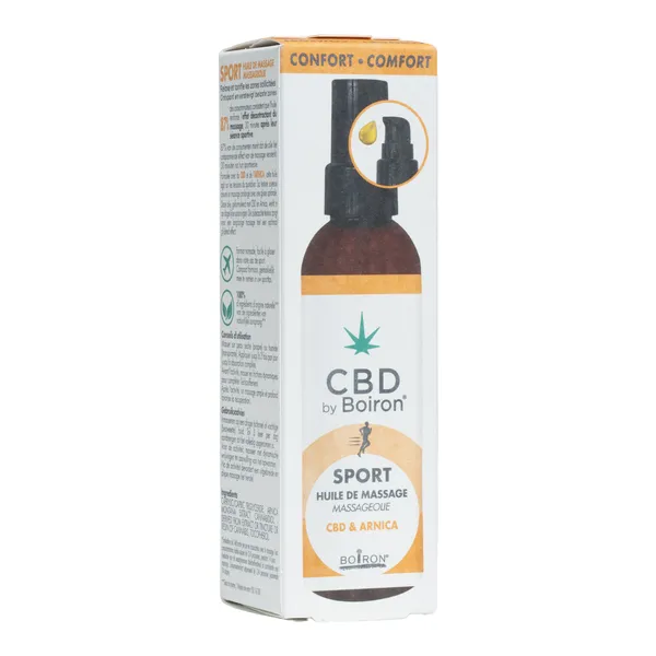 Huile de massage sport CBD by Boiron