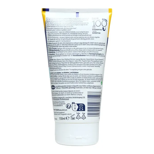 Scholl Crème Pieds Hydratation Quotidienne