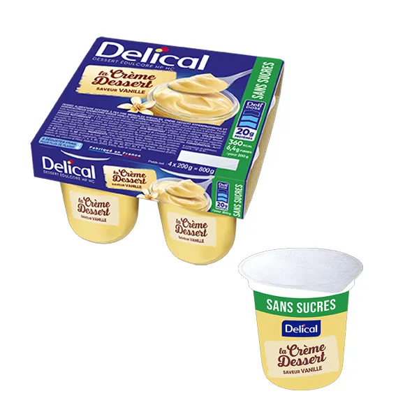 Delical crème dessert HP HC sans sucres