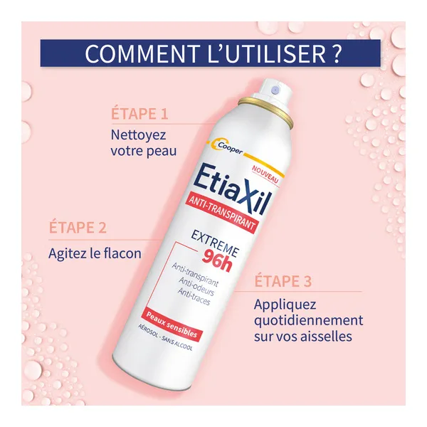 Etiaxil anti transpirant Extreme 96h spray