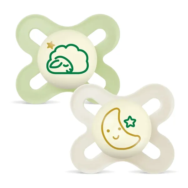 MAM Original Naissance Nuit Sucette symétrique silicone 0-2 mois