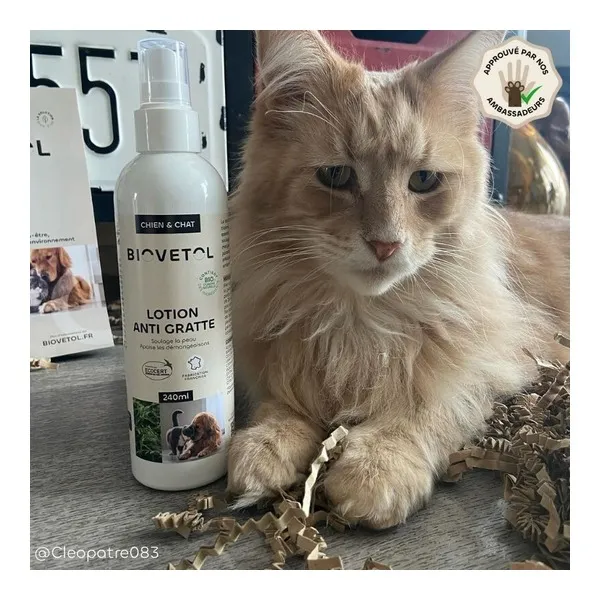 Biovetol lotion anti gratte Chien et Chat