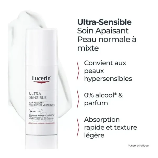 Eucerin Ultra-Sensible soin apaisant peau sèche